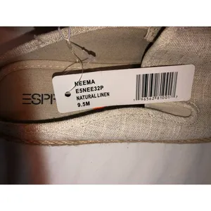 Esprit Espadrille Mule Size 9.5 Natural Linen Summer Slide Casual Shoe Neema thumbnail 5