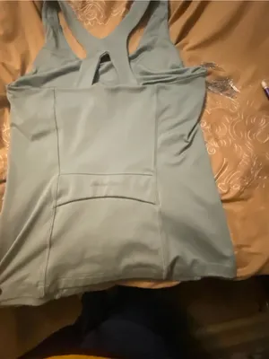 Women’s Sage Green Racerback Tank Top by Eddie Bauer thumbnail 4