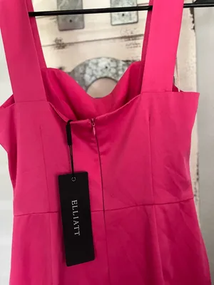 Elliatt Pia Dress in fuchsia NWT size small thumbnail 5