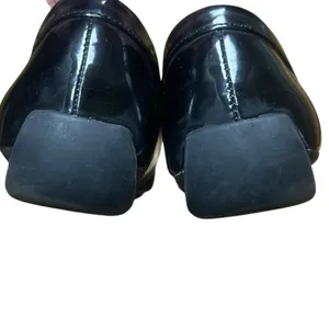 Lauren Ralph Lauren Loafers Block Heel Minimalist Office Classic Black 7.5 Chic thumbnail 5