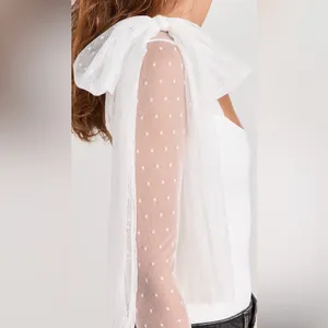 NWT Intimately Free People Tongue Tied Body Suit Sz L Ivory Neutral Boho Chic thumbnail 8