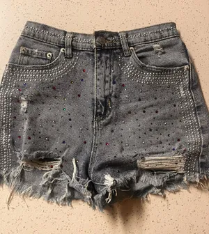 Jean shorts Blue thumbnail 1