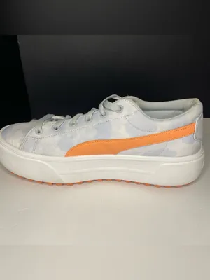PUMA Kaia Platform Hazy Summer Women's Sneakers Tie-Dye Peach Blue White Size 10 thumbnail 7