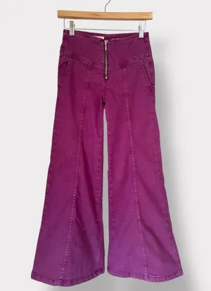 Pilcro by anthropologie high rise wide leg capri purple 25 thumbnail 1