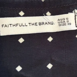 Faithfull The Brand Polka Dot Wrap Romper XS thumbnail 3