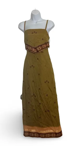 Scarlett Olive Green Maxi Dress thumbnail 1