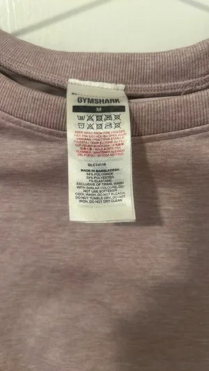 Gymshark Top Crop Long Sleeve thumbnail 3