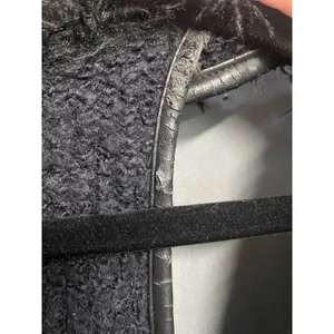 Love Tree black vest size medium faux fur- b58 thumbnail 5