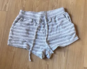 Show Me Your MuMu Gray Striped Shorts thumbnail 1