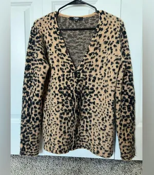 Jaded London Leopard Chuck Cardigan size Xs thumbnail 4