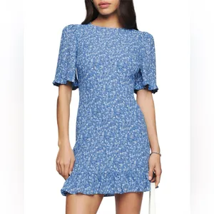 Reformation ALAINA FLORAL MINI DRESS thumbnail 7