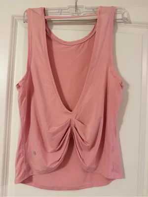 lululemon athletica Pink Scoop Neck Tank thumbnail 2