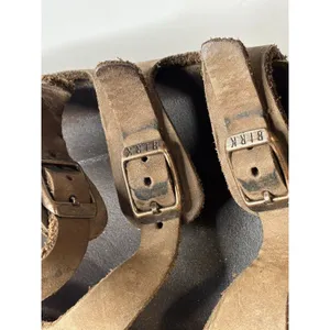 Birkenstock 3-Straps Florida Tan Brown Leather Ladies Sandals Size 40 Size 9/9.5 thumbnail 6
