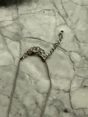 Vintage Faux Solitaire Diamond Pendant Necklace thumbnail 3