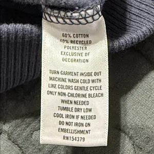 Aeropostale size small New York Racquet Club Quarter-Zip Sweatshirt relaxed fit thumbnail 8