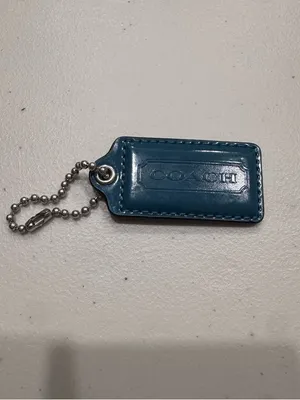 Coach Teal Blue Hang Tag thumbnail 2