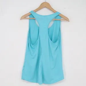Old Navy Tank Top Womens M Active Aqua Blue Racerback Semi-Fitted Excellent thumbnail 4
