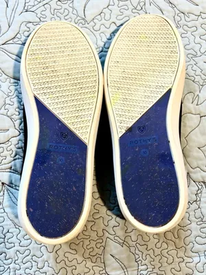 💥ROTHY’S The Original Slip On Sneaker Navy Knit Eco Friendly Women’s Sz 10💛 thumbnail 10