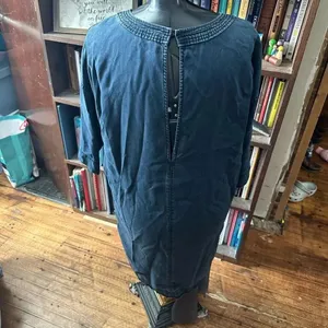 Rag & Bone Justine Featherweight Suki denim S shirt dress thumbnail 6