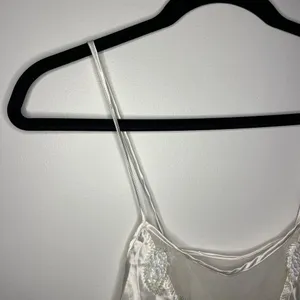 Victoria's Secret Women's Vintage 90s Embellished Teddy Lingerie Bodysuit Pearl thumbnail 3