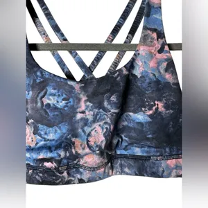 Lululemon Energy‎ Bra Moody Mirage Bark Berry Deep Navy Size 8 thumbnail 5