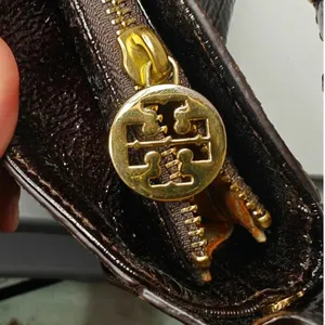 Tory Burch brown crinkled bag thumbnail 8