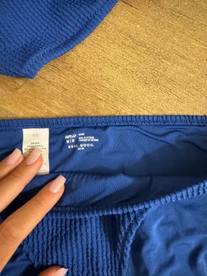 aerie blue bikini set thumbnail 3