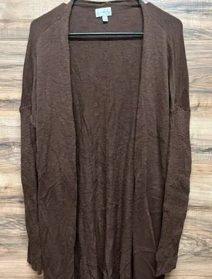 Wonderly small brown cardigan‎ thumbnail 1