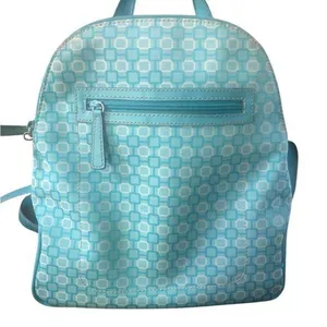 Y2K Nine West Backpack in Aqua Blue thumbnail 1