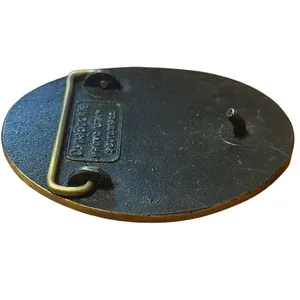 Smith Pacific Steel Dyna Brass Vintage Belt Buckle thumbnail 3