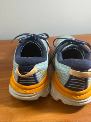 Hoka Women’s Bondi 7 Teal Orange Pink Running‎ Workout Shoe Sneakers 8.5 thumbnail 6