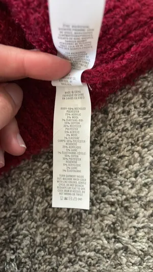 Aerie Red Sweater Oversized thumbnail 4