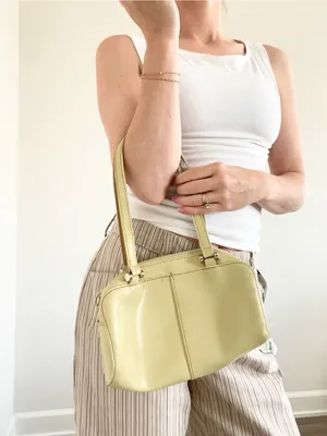 Y2K Pastel Green Leather Shoulder Bag thumbnail 2