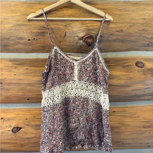 NWT Boho Crochet Tank Top size XL thumbnail 2