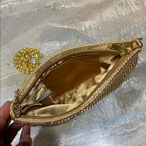 Vintage Britney Spears Gold Tone Chainmail Evening Hand Purse thumbnail 3