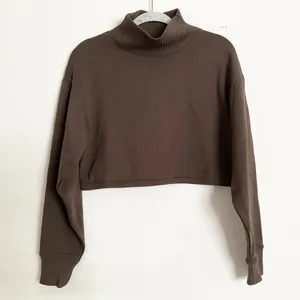 Alo Yoga Cropped Serenity Coverup Expresso S thumbnail 2