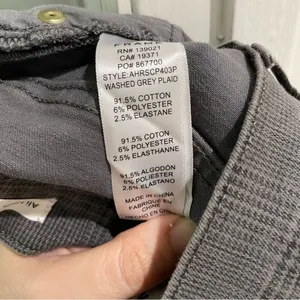 FRAME Denim Ali High RIse Cigarette Skinny Jeans in Washed Gray Plaid Size 25 thumbnail 12