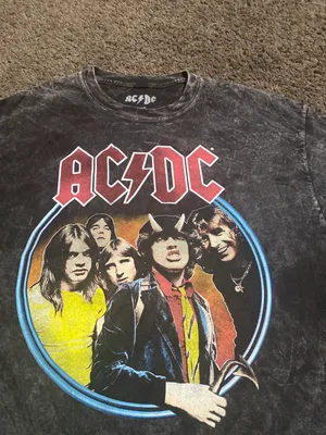 AC/DC Washed Tee Size Large thumbnail 2
