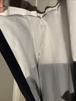 adidas woman’s Black and White Colorblock Performance Jacket thumbnail 10