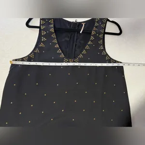 Free People Soho Studded Dress in Black Size 10 thumbnail 8