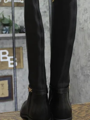 NWT Michael Michael Kors Finley Knee-High Riding Boots 40F1FIFBEL Black 7M thumbnail 11
