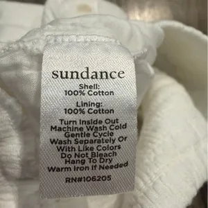 NEW Sundance Women's ZOLA Pull On Shorts White Cotton Gauze XS Beach Vacation thumbnail 14