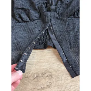 EUC Collabo by privy Los Angeles Nordstrom black lace corset tank top size M thumbnail 4