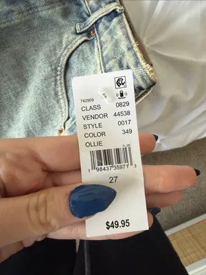 PacSun High-Rise Light Washed Denim Shorts thumbnail 3