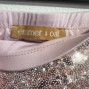 Sparkle Sequin Mini Skirt in Dusty Rose Pink thumbnail 3