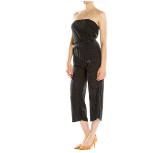 Full Tilt Black Polka Dot Strapless Jumpsuit thumbnail 2