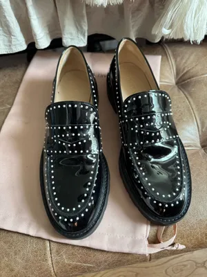 Stuart Weitzman Loafer with Pearl Detail thumbnail 5