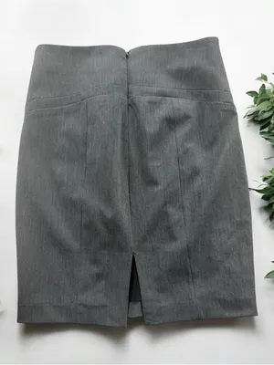 Express Dark Grey Pencil Skirt Size 00 thumbnail 3