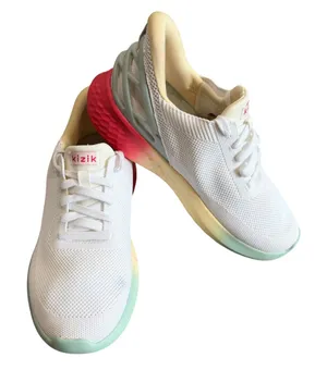 KIZIK Athens Slip On Sneakers Women's 7 Wide White Sunrise Comfort Hands Free thumbnail 1