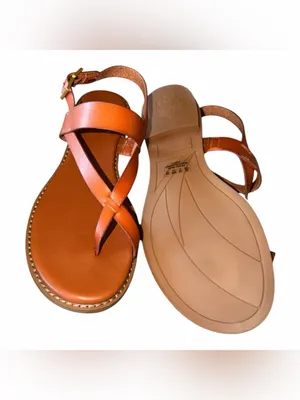 NEW $99 Franco Sarto Gabby Sandal 11 M, COGNAC thumbnail 7